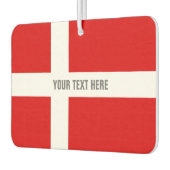 Désodorisant Pour Voiture Drapeau danois personnalisé (Gauche)