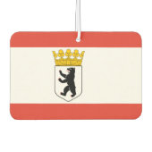 Désodorisant Pour Voiture Drapeau de Berlin (Devant)