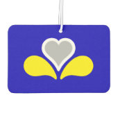 Désodorisant Pour Voiture Drapeau de Bruxelles, Belgique Triplé Wallet (Dos)