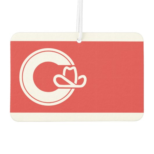 Désodorisant Pour Voiture Drapeau de Calgary, Alberta Bottle Opener (Dos)