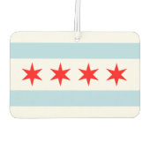 Désodorisant Pour Voiture Drapeau de Chicago, Illinois Beverage Coaster (Dos)