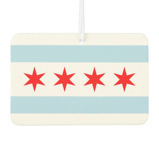 Désodorisant Pour Voiture Drapeau de Chicago, Illinois Beverage Coaster (Devant)