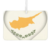 Désodorisant Pour Voiture Drapeau de Chypre (Dos)