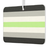 Désodorisant Pour Voiture Drapeau de fierté agender (Gauche)