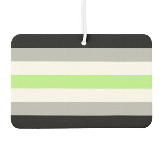 Désodorisant Pour Voiture Drapeau de fierté agender (Devant)