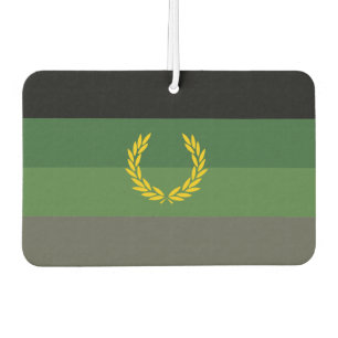 Désodorisant Pour Voiture Drapeau de fierté de l'uniforme militaire