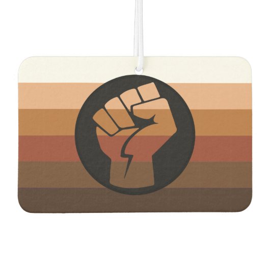 Désodorisant Pour Voiture Drapeau de fierté POC (Devant)