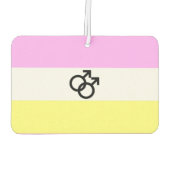 Désodorisant Pour Voiture Drapeau de fierté Twink (Dos)