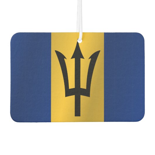 Désodorisant Pour Voiture Drapeau de la Barbade (Devant)