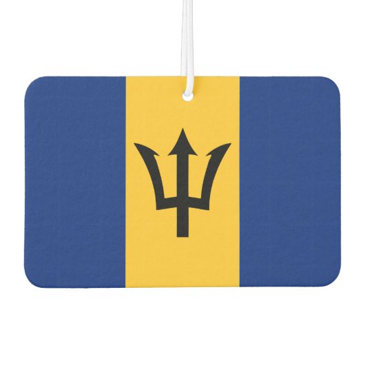 Désodorisant Pour Voiture Drapeau de la Barbade (Devant)