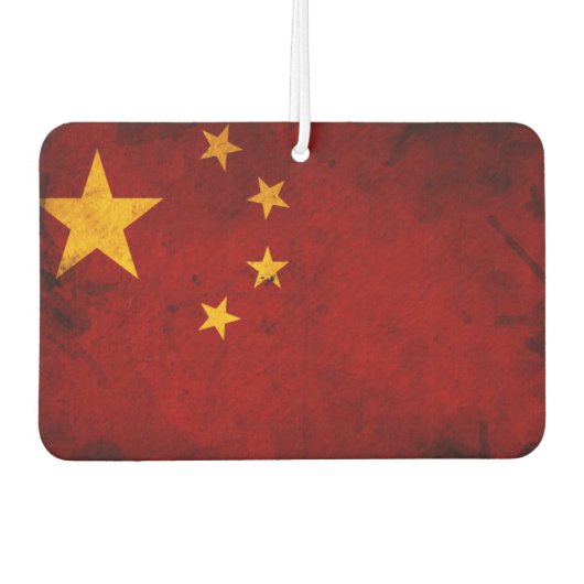 Désodorisant Pour Voiture Drapeau De La Chine (Devant)