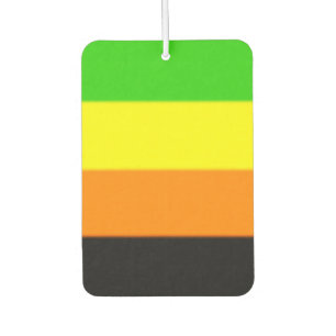 Désodorisant Pour Voiture Drapeau de la Fierté Aromantique