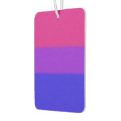 Désodorisant Pour Voiture Drapeau de la fierté bisexuelle tombée (Gauche)