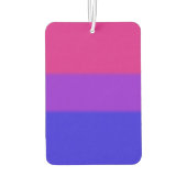 Désodorisant Pour Voiture Drapeau de la fierté bisexuelle tombée (Dos)