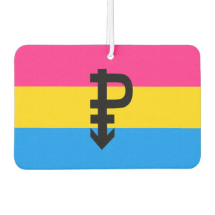 Désodorisant Pour Voiture Drapeau de la fierté Pansexual