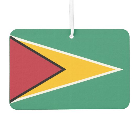 Désodorisant Pour Voiture Drapeau de la Guyane (Devant)