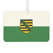 Désodorisant Pour Voiture Drapeau de la Saxe (Dos)
