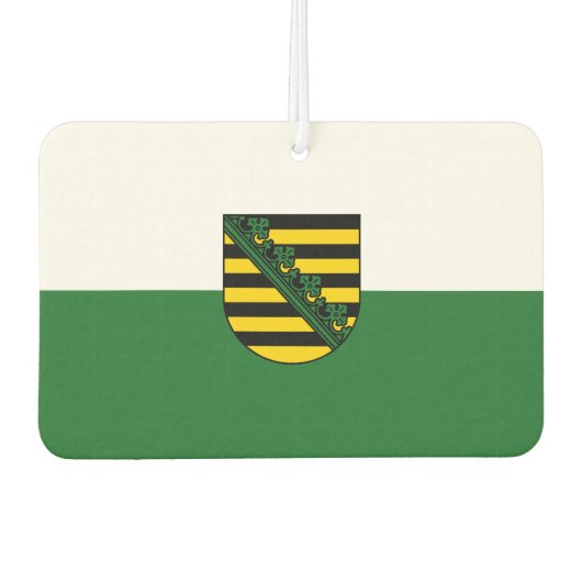 Désodorisant Pour Voiture Drapeau de la Saxe (Devant)
