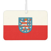 Désodorisant Pour Voiture Drapeau de la souris de Thuringe (Devant)