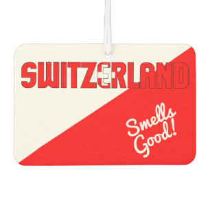 Désodorisant pour voiture drapeau de la Suisse épo