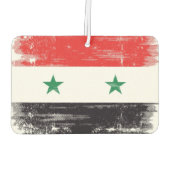 Désodorisant Pour Voiture Drapeau de la Syrie. (Dos)