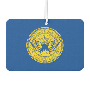 Désodorisant Pour Voiture Drapeau de la ville d'Atlanta
