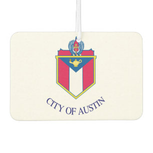 Désodorisant Pour Voiture Drapeau de la ville d'Austin