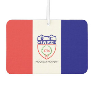 Désodorisant Pour Voiture Drapeau de la ville de Cleveland