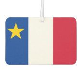 Désodorisant Pour Voiture Drapeau de l'Acadie (Dos)