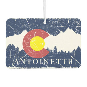 Désodorisant Pour Voiture Drapeau de l'État du Colorado