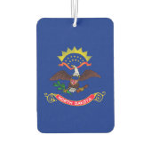 Désodorisant Pour Voiture Drapeau de l'État du Dakota du Nord (Dos)