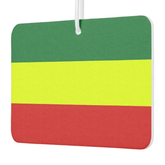 Désodorisant Pour Voiture Drapeau de l'Éthiopie Rasta (Gauche)