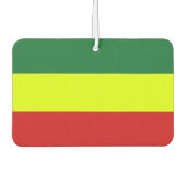 Désodorisant Pour Voiture Drapeau de l'Éthiopie Rasta (Devant)