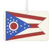 Désodorisant Pour Voiture Drapeau de l'Ohio (Dos)
