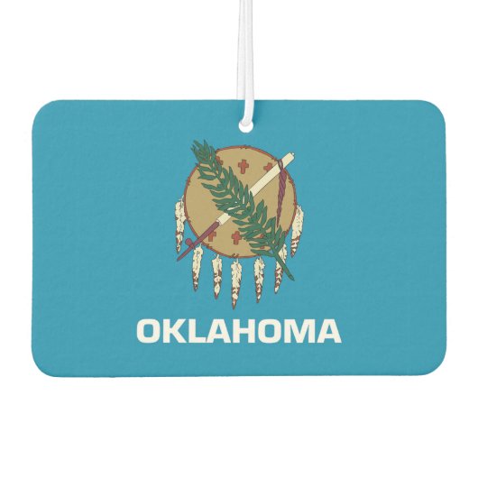 Désodorisant Pour Voiture Drapeau de l'Oklahoma (Devant)