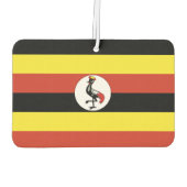 Désodorisant Pour Voiture Drapeau de l'Ouganda (Dos)