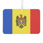 Désodorisant Pour Voiture Drapeau de Moldova (Dos)