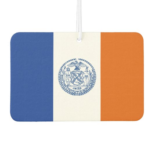 Désodorisant Pour Voiture Drapeau de New York (Devant)