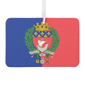 Désodorisant Pour Voiture Drapeau de Paris, France (Dos)