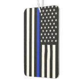 Désodorisant Pour Voiture Drapeau de police de la ligne bleue mince (Gauche)