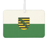 Désodorisant Pour Voiture Drapeau de Saxe (Devant)