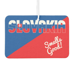 Désodorisant pour voiture drapeau de Slovaquie épo