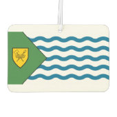 Désodorisant Pour Voiture Drapeau de Vancouver (Colombie-Britannique) Bouton (Dos)