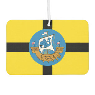 Désodorisant Pour Voiture Drapeau de Wellington City, Nouvelle-Zélande