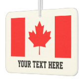 Désodorisant Pour Voiture Drapeau d'érable canadien personnalisé (Gauche)