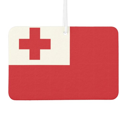 Désodorisant Pour Voiture Drapeau des Tonga (Devant)