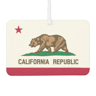 Désodorisant Pour Voiture Drapeau d'État de Californie classique