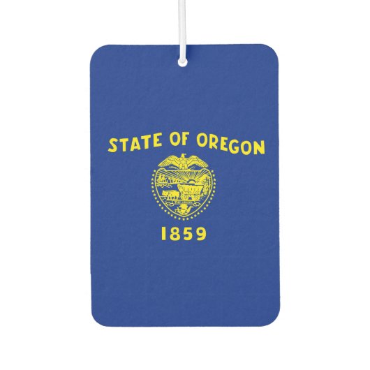 Désodorisant Pour Voiture Drapeau d'État de l'Oregon (Devant)