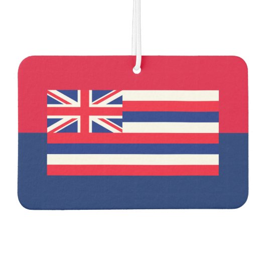 Désodorisant Pour Voiture Drapeau d'État d'Hawaii (Devant)
