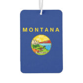 Désodorisant Pour Voiture Drapeau d'État du Montana (Dos)